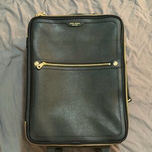 Henri Bendel West 57th Black Rollaway Carry On suitcase